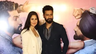 Vicky Kaushal, Katrina Kaif Serve Major Couple Goals At Screening Of Bad Newz | See Photos